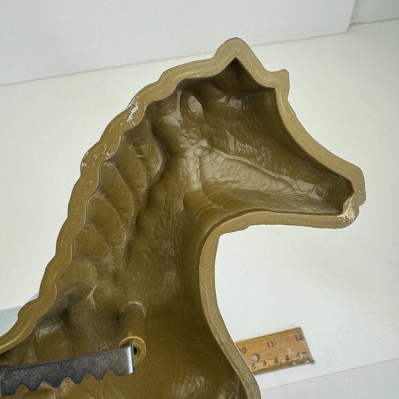 Vtg 80/90 Rocking Horse Burwood Productions Wall Decor Resin Plastic Pink Purple - Picture 5 of 13